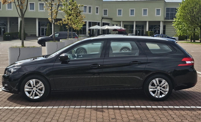 Peugeot 308 cena 50900 przebieg: 96300, rok produkcji 2019 z Pruszków małe 704